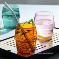colorful water glass juice glass coffee glass